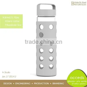 Customized Design Glass Drinking Water Bottle for Gym thumbnail-3