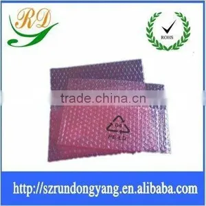Red Air Bubble Plastic Bag for Protective thumbnail-1