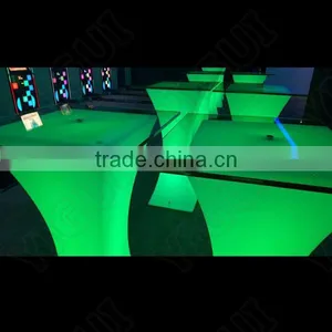 Led Liquid Lighted Bar Table/highboy Cocktail Table/illuminated Party Furniture thumbnail-6