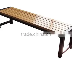 Pine Wood Outdoor Garden Bench thumbnail-5