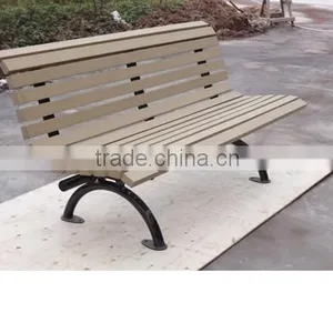Outdoor Wooden Public Seating Bench thumbnail-2
