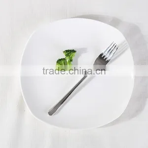 Stock Ceramic White Round Plate thumbnail-3