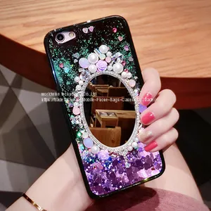 Diamond Mirror Cover Case Silicone Cell Phone Case Mobile Phone Cases for IPhone7/7Plus/6/6s/6plus/6splus Soft Shell thumbnail-3