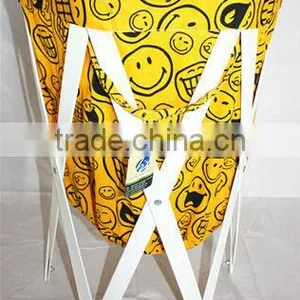 Christmas Cheap Collipsible Pop Up Canvas Wash Laundry Bag With Handles thumbnail-1