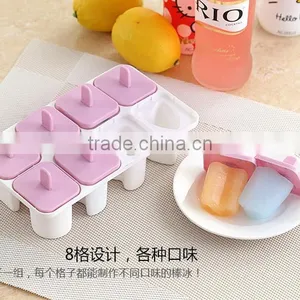 8 Cell Pop Popsicle Maker Kitchen Frozen Letter Ice Cream DIY Mold thumbnail-4