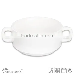 Custom Ceramic Soup Mugs With Two Handles thumbnail-1