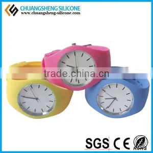 Kids Favourite the Most Fashion Candy Color Silicone Wrist Watch Digital Watch Ajustable Eco-friendly FDA Silicone Child's Watch thumbnail-1