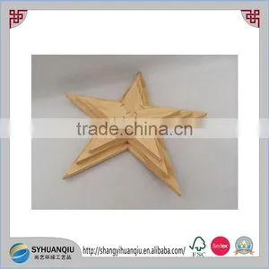 Star Shaped Wooden Candle Holder,wooden Craft thumbnail-1