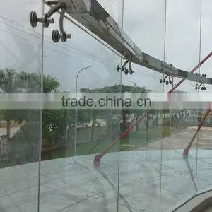 Tempered Clear Glass Spider System thumbnail-3