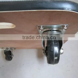 Four Caster Wheel Wood Cheap Platform Tool Carts thumbnail-4