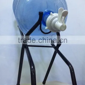 Chromed Water Bottle Rack With Tap thumbnail-2
