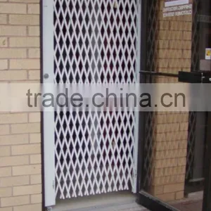 Safey Folding Steel Frame Security Door Adjustable Fence for Warehouse, House thumbnail-5