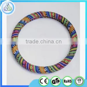 China Flax Car Steering Wheel Cover Wholesale thumbnail-3