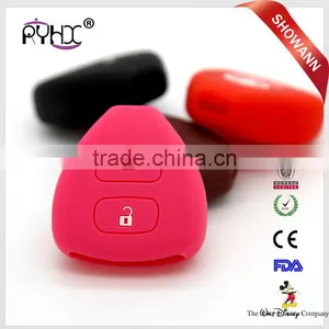 Replacement Silicone Car Key Cover for Toyota Rubber Car Key Case Shell for Lexus thumbnail-1
