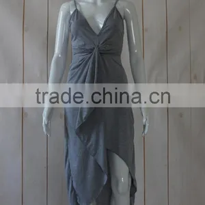 Elegant Women Bandage Beach Sexy Lady V Neck Swimwear Bikini Sling Beach Cover Up Print Bathing Cover Ups Romantic Beach Wear thumbnail-5