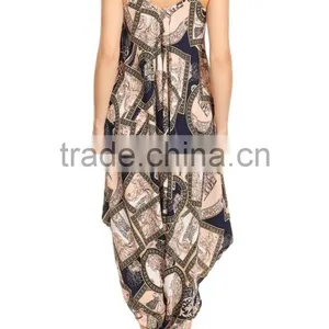 Clothing Summer Fashion PRINT CAMISOLE JUMPSUIT Womens Rompers Jumpsuits thumbnail-4