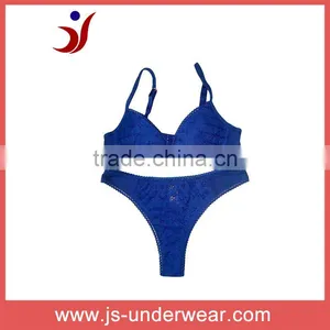 Wholesale Fashional Embroidery Valentine Bra Set thumbnail-1
