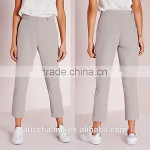Hot Sale Girls Grey Chic Cigarette Pants Low Price thumbnail-6