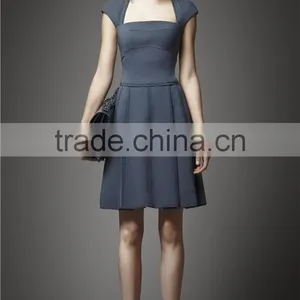 100% Cotton Loose Fashion Designer Korean Fashion A Line Lace Evening Dress thumbnail-5