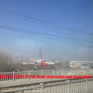 MEGATRO 220KV 2E6 SJ2 Double Circuit Medium Angle Tension Tower thumbnail-4