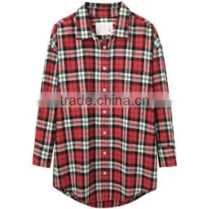 Boys Wholesale Plaid Flannel Shirt With Short Sleeve thumbnail-1