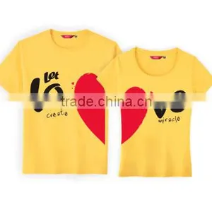 2016 Korea Fashion Love Printed T-Shirt For Couple thumbnail-3