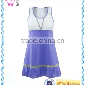 Women Dresses Super Elastic Sexy Tennis Dress Tennis Skirt thumbnail-1