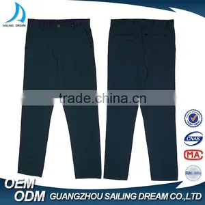 New Design Winter Business Peacock Dark Green Skinny Men Casual Pants thumbnail-1