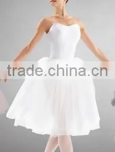 Unique Wholesale Leotard Sexy White Dance Ballet Dress thumbnail-1