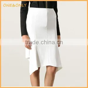 Latest Pattern Asymmetric Drape Skirt thumbnail-1
