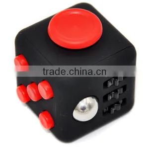 2017 New Toy Magic Cube Stress Relief Plastic Fidget Cube thumbnail-1