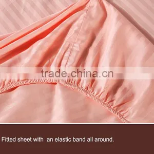 Fitted/100% Cotton Bed Sheet/hotel/fitted Sheet thumbnail-2