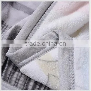Factory Wholesale Seaweed Lines Coral Fleece Blanket/ Sheet thumbnail-2