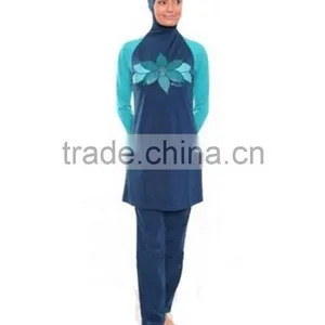 Islamic Full Cover Modest Muslim Swimwear thumbnail-3