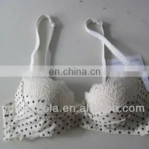 Latest Polka Dot White Brassiere Trade Assurance Supplier Underwear thumbnail-1