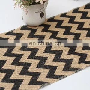 Wholesale Raised Grain Flax Table Runner Chevron thumbnail-2