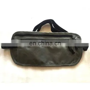 Grey Ripstop Nylon Rfid Safe Hidden Waist Stash thumbnail-1