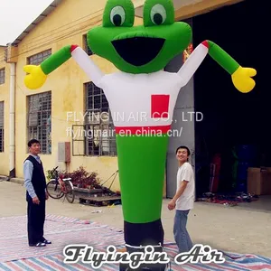 Cute Air Dancer Custom Inflatable Frog Dancer for Event and Party thumbnail-1