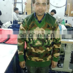 Digital Camouflage Sweater thumbnail-1