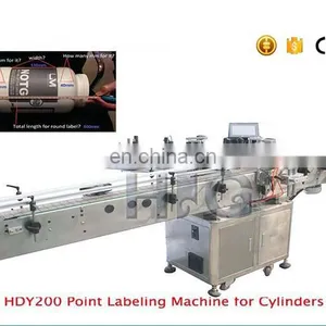Omron Magic Eye Automatic Round Bottle Sticker Labeling Machine Servo Motor Fix-point Labeling thumbnail-3