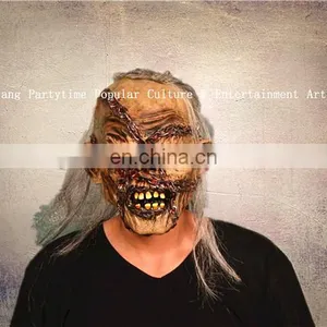 Carnival Halloween Party Latex Full Head Skeleton Wights Mask thumbnail-1