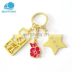 Promotional Gifts Custom Connecting Metal Key Ring For Christmas Sale And Metal Keychain thumbnail-1