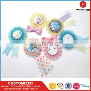 2017 New Product-Cute Christmas Snow Yarn Ribbon Flower for Kids Party thumbnail-3