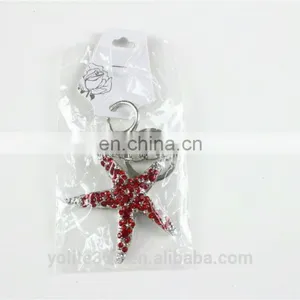 High Good Quality Gifts Metal Key Chain Star Creative Diamond Bag Accessories thumbnail-2