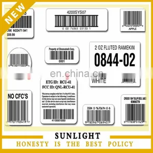 Cheap Price Custom A4 Paper Barcode Label/Sticker Printed Paper Labels thumbnail-1