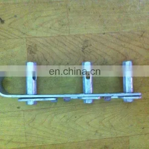 Three Holes Metal Galvanized Telescopic Pole Clamp,High Strengh Electric Pole Clamp thumbnail-2