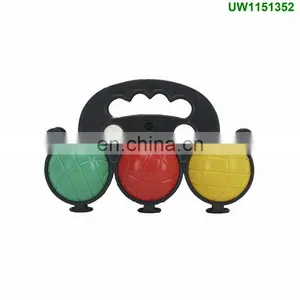6 Plastic Kid Boule Ball Set Beach Bocce Ball Petanque Set Plastic Bocce Ball thumbnail-4