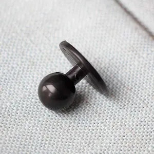 Plastic Black and White Buttons Restaurant Uniforms Chef Jacket Uniform Suit Buttons thumbnail-4