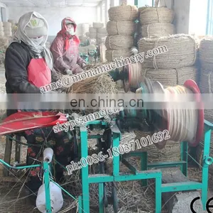 Manual Grass Rice Wheat Straw Rope Knitting Twisting Making Machine thumbnail-6