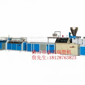 PVC Wood Plastic PE Wood Plastic Extruder Production Line Equipment thumbnail-1